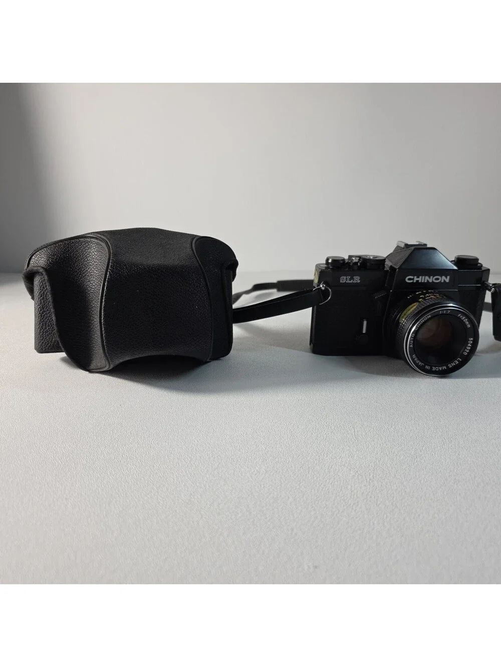 VTG Nice Metal Body Chinon SLR Metal Body Camera 50MM Lens Tested Clean